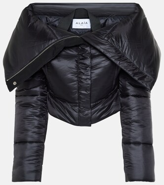 Cropped puffer jacket | Alaïa