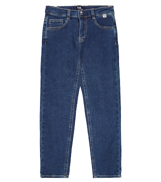 Mid-rise jeans straight jeans | Il Gufo