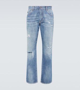 Distressed Straight Jeans | Dolce&Gabbana