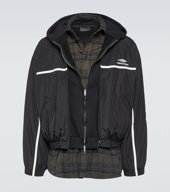 3B Sports Icon layered track jacket | Balenciaga