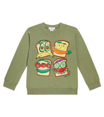 Printed cotton sweatshirt | Stella McCartney Kids
