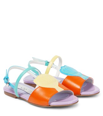 Shell-appliqué sandals | Stella McCartney Kids