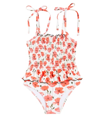  Valencia floral smocked swimsuit | Suncracy