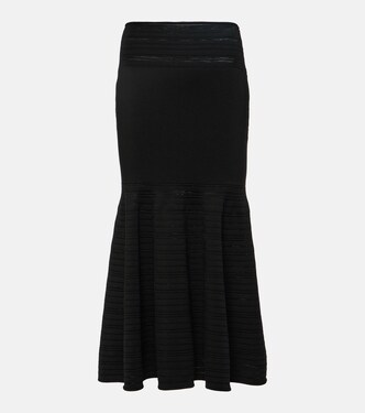 Jersey midi skirt | Victoria Beckham