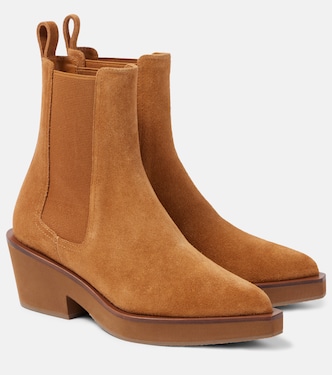 Ankle Boots Tegan aus Veloursleder | Clergerie
