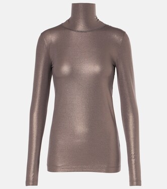 Cotton-blend turtleneck sweater | Brunello Cucinelli