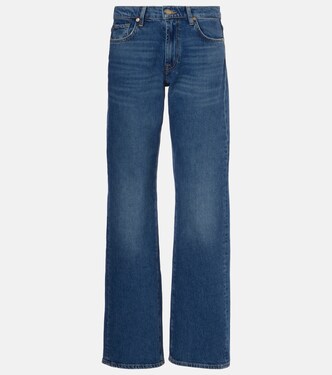 Tess high-rise straight jeans | 7 For All Mankind