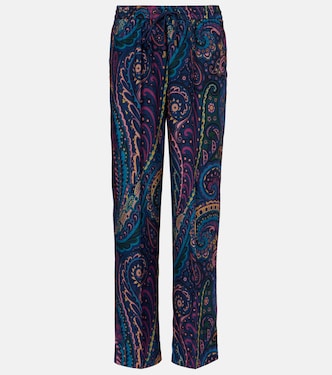 Printed straight pants | Etro