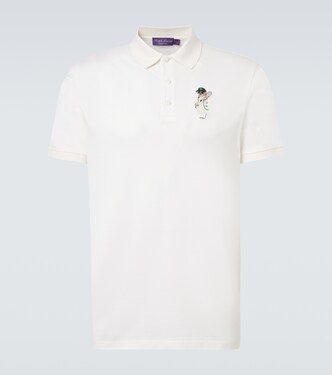 Polo in cotone e cashmere Polo Bear | Ralph Lauren Purple Label