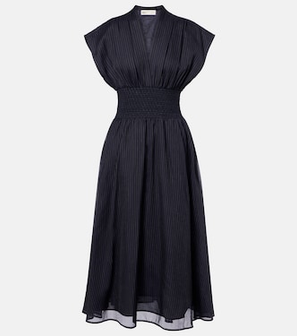 Striped cotton midi dress | Tory Burch