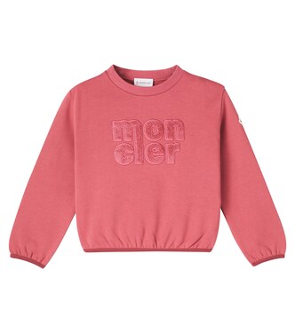 Logo cotton jersey sweatshirt | Moncler Enfant