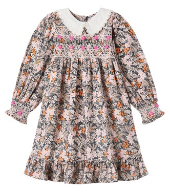 Elora embroidered cotton dress | Bebe Organic