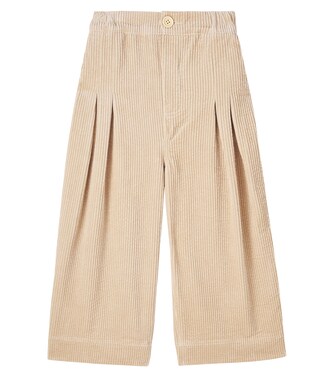 Suri cotton corduroy wide-leg pants | C'era Una Volta