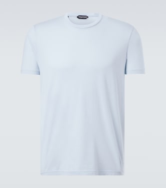 Cotton and silk jersey T-shirt | Tom Ford