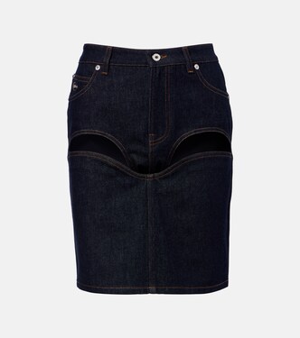 Denim miniskirt | Jean Paul Gaultier