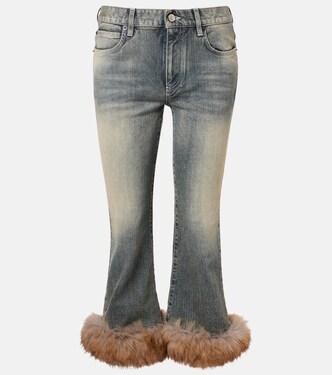 Low-Rise Cropped Jeans | Balenciaga