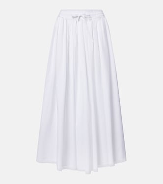 Midirock aus Baumwollpopeline | Dolce&Gabbana