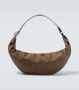 Bolso al hombro Quiver Clip XL de lona de algodón | Lemaire