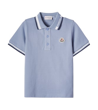Cotton piqué polo shirt | Moncler Enfant