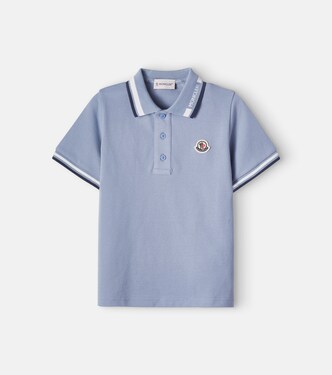 Cotton piqué polo shirt | Moncler Enfant