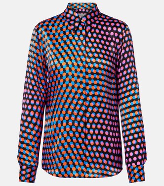 Polka-dot silk shirt | Dries Van Noten
