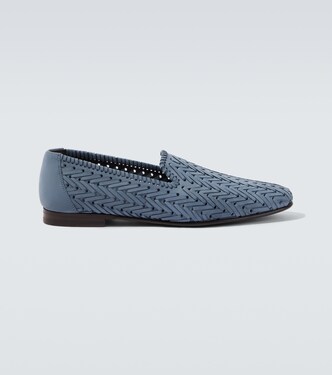 Mario woven leather loafers | Manolo Blahnik
