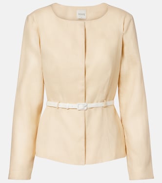 Pamela belted linen jacket | Posse