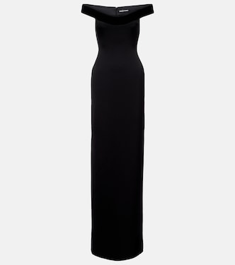 Velvet-trimmed gown | David Koma