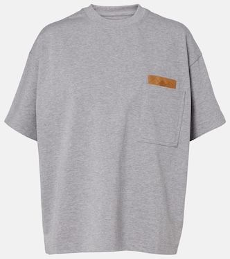 Intrecciato cotton-blend jersey T-shirt | Bottega Veneta