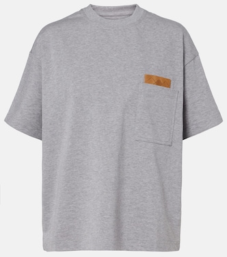Intrecciato cotton-blend jersey T-shirt | Bottega Veneta