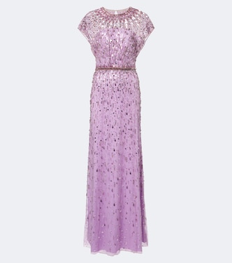 Lauretta sequined tulle gown | Jenny Packham