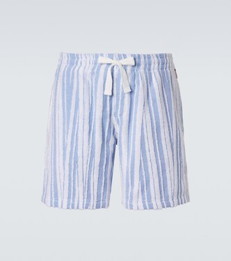 Trevon striped cotton toweling shorts | Orlebar Brown