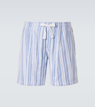Trevon striped cotton toweling shorts | Orlebar Brown