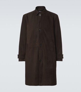 Leather overcoat | Kiton