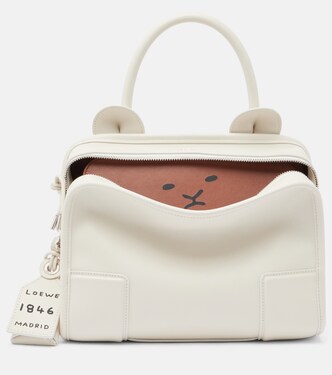 Amazona 180 Lion Intarsio Small tote bag | Loewe