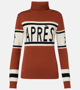 Schild intarsia wool turtleneck sweater | Perfect Moment