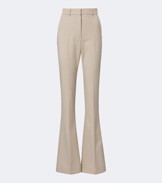 Pantalones flared en mezcla de lana | Sportmax
