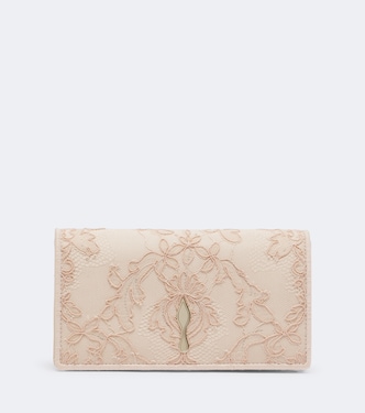 Bettina Small lace crêpe satin clutch | Christian Louboutin