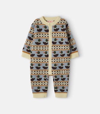 Baby intarsia onesie | Tinycottons