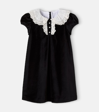 Clara cotton velvet dress | La Coqueta