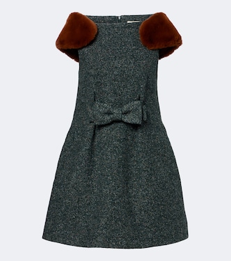 Vestido corto con lazo | Shushu/Tong