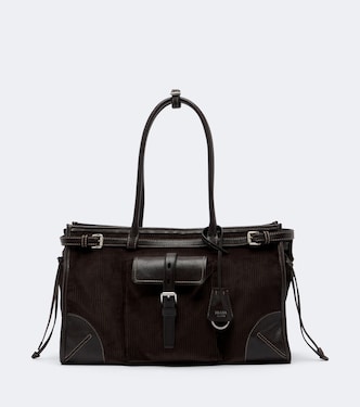 Prada Bonnie Large corduroy shoulder bag | Prada