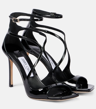 Azia 95 patent leather sandals | Jimmy Choo