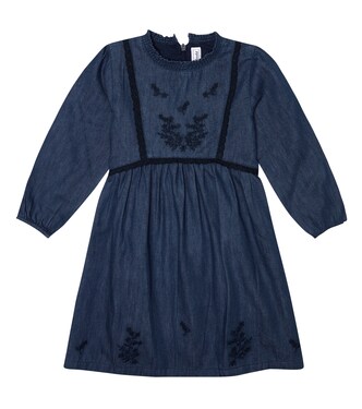 Embroidered cotton dress | Tartine et Chocolat