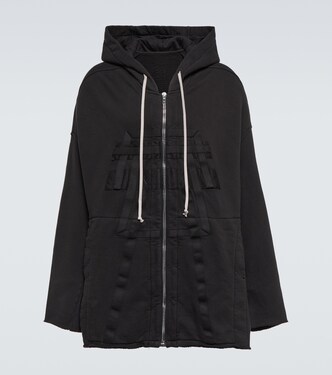 Zip-up cotton hoodie | Rick Owens