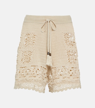 Chintz crochet shorts | Zimmermann