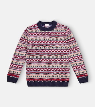 Pull Mirlo Fair Isle en laine mélangée | La Coqueta