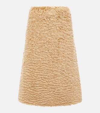 Mohair and cotton skirt  | Jil Sander