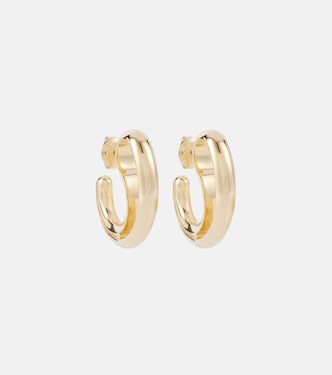 Drop 18kt gold-plated sterling silver earrings | Bottega Veneta