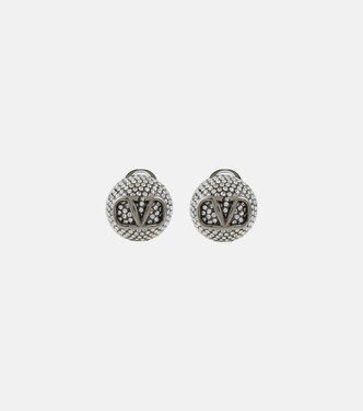 VLogo Signature clip-on earrings | Valentino